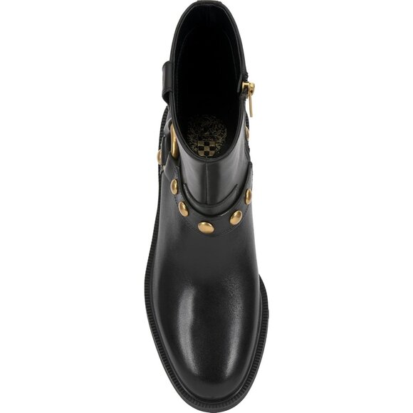 🆕Vince Camuto Women's Black Imported Western Pointy Toe Mid Calf Chunky Boot - Picture 7 of 9